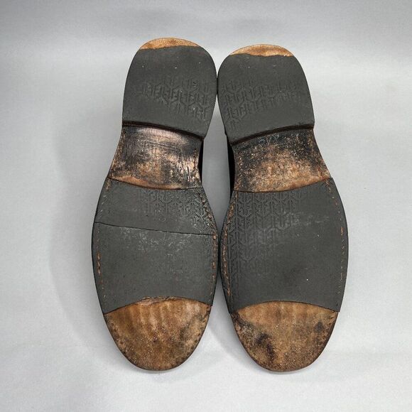 Frye Oliver Boots Men's Size 9D Brown Leather Lace Up Casual Chukka Boots - Picture 9 of 12